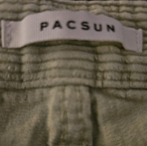 PacSun 90s Boyfriend Cut Women's Green Corduroy Pants Size 23 - Picture 2 of 8